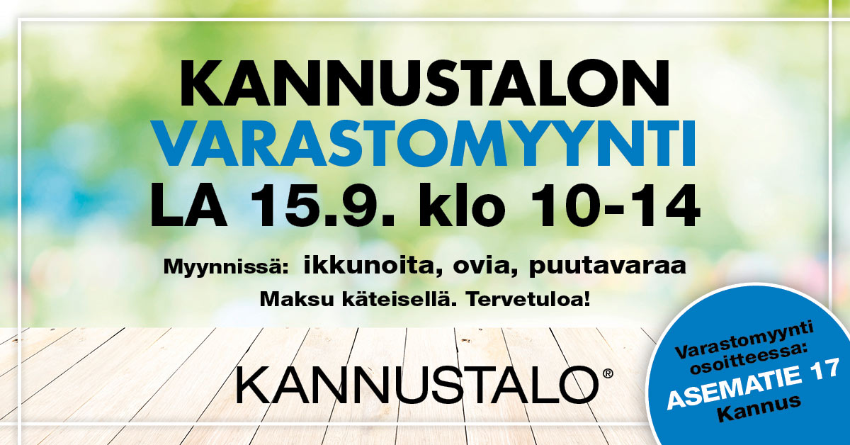 kannustalon-varastomyynti