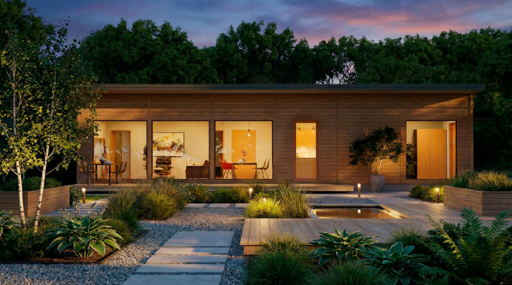 Maisema-101-iltakuva