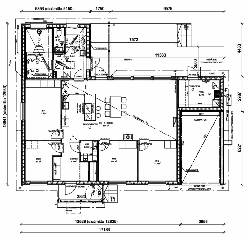 Esittelykohteen pohjakuva