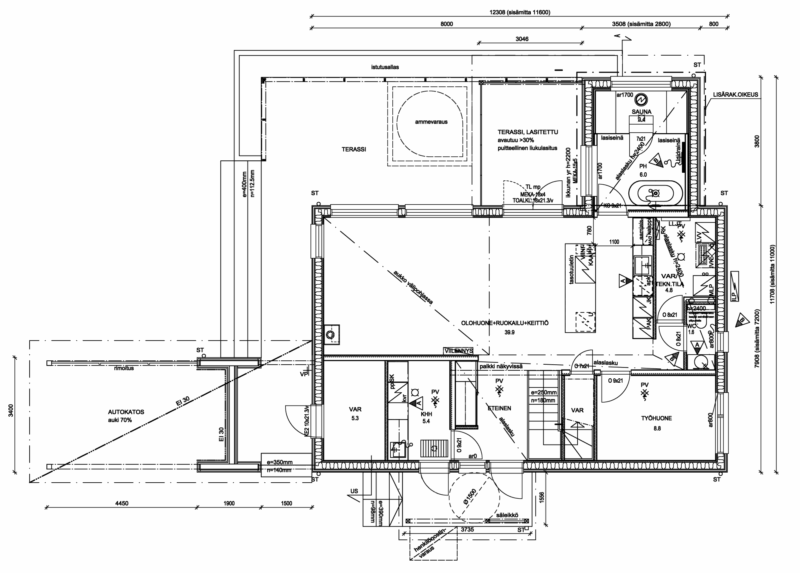 Esittelykohteen pohjakuva