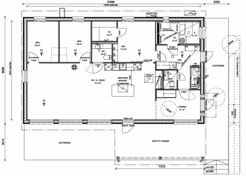 Esittelykohteen pohjakuva