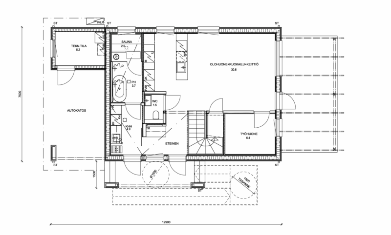 Esittelykohteen pohjakuva