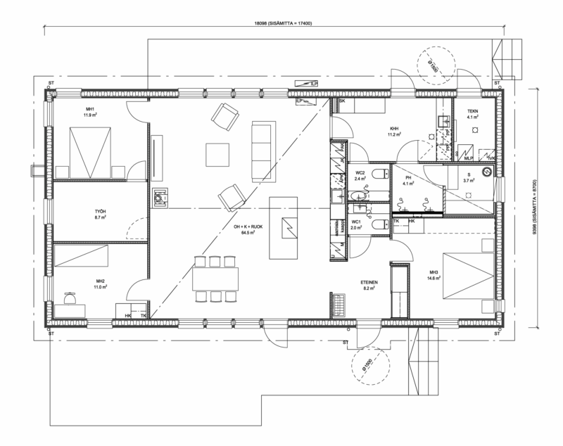 Esittelykohteen pohjakuva